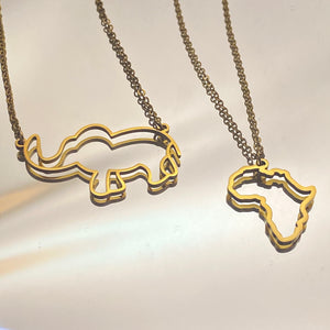 Open Africa Pendant Necklace